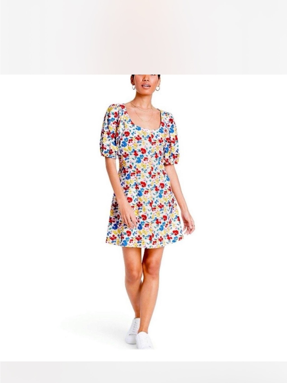 RIXO x Target Floral Short Sleeve Button Up Dress size 6